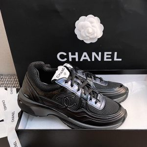 Chanel Trainer Black Laminate
