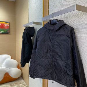 Louis Vuitton Monogram Windbreaker (Reversible) Black