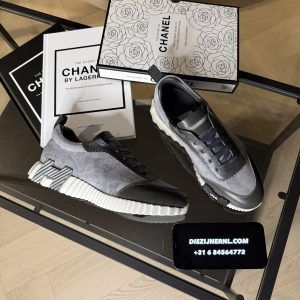 Hermes Bouncing Sneaker Suede Grey