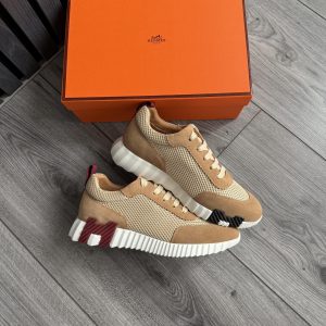 Hermes Bouncing Sneaker Bordeaux Beige