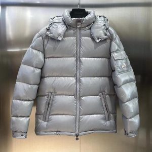 Moncler Maya Down Jacket Grijs