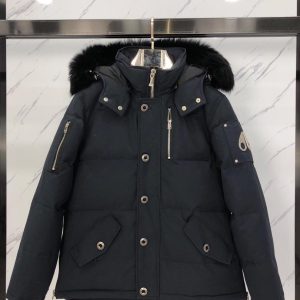 Moose Knuckles Jas Zwarte bont