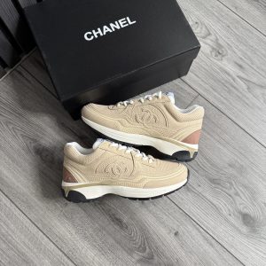 Chanel Trainer Beige White