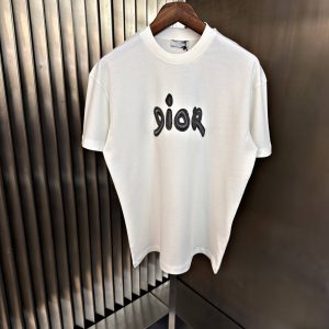 Dior Geborduurd T-Shirt Wit
