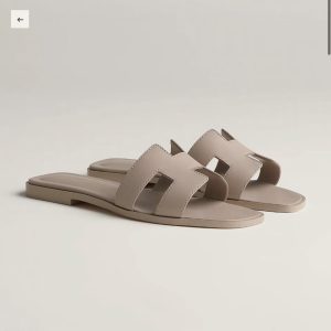 Hermes Oran Sandal Beige