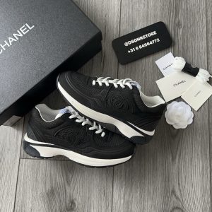 Chanel Trainer Black White