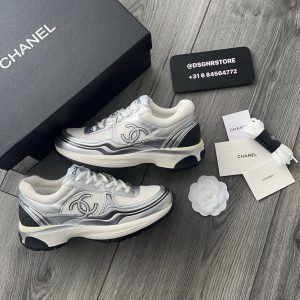 Chanel Trainer Metallic Silver