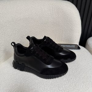 Hermes Bouncing Sneaker Leather Black