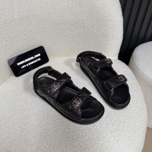 Chanel Sandalen Zwart