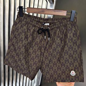 Moncler Logo Zwembroek Bruin