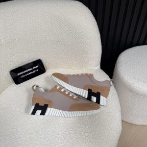 Hermes Bouncing Sneaker Beige Brown