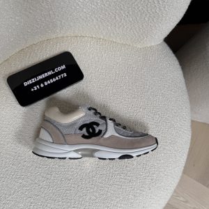 Chanel Trainer White Grey