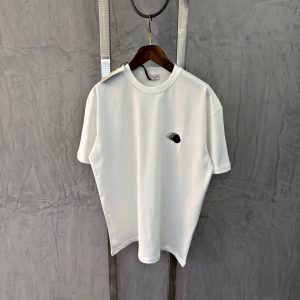 Moncler Black Logo T-Shirt Wit