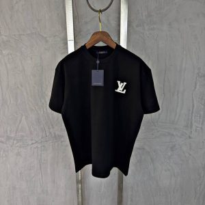 Louis Vuitton Logo T-Shirt Zwart