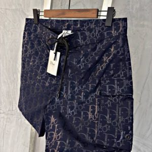 Dior Oblique Zwembroek Donkerblauw