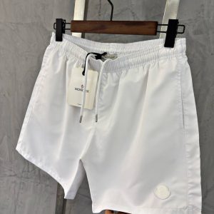 Moncler Zwembroek Wit (Black Logo) kopie