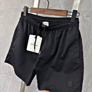 Moncler Zwembroek Zwart (Black Logo)