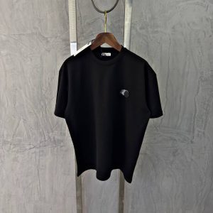 Moncler Black Logo T-Shirt Zwart