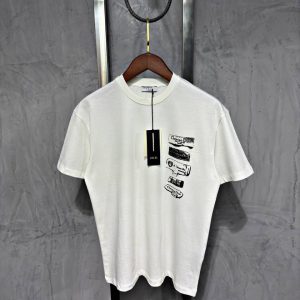 Dior Archives Labels T-Shirt Wit
