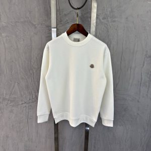 Moncler Logo Sweatshirt White