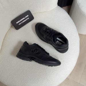 Chanel Trainer Black Leather