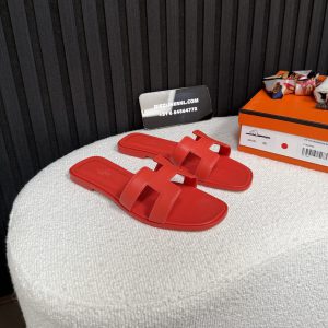 Hermes Oran Sandal Hermes Red